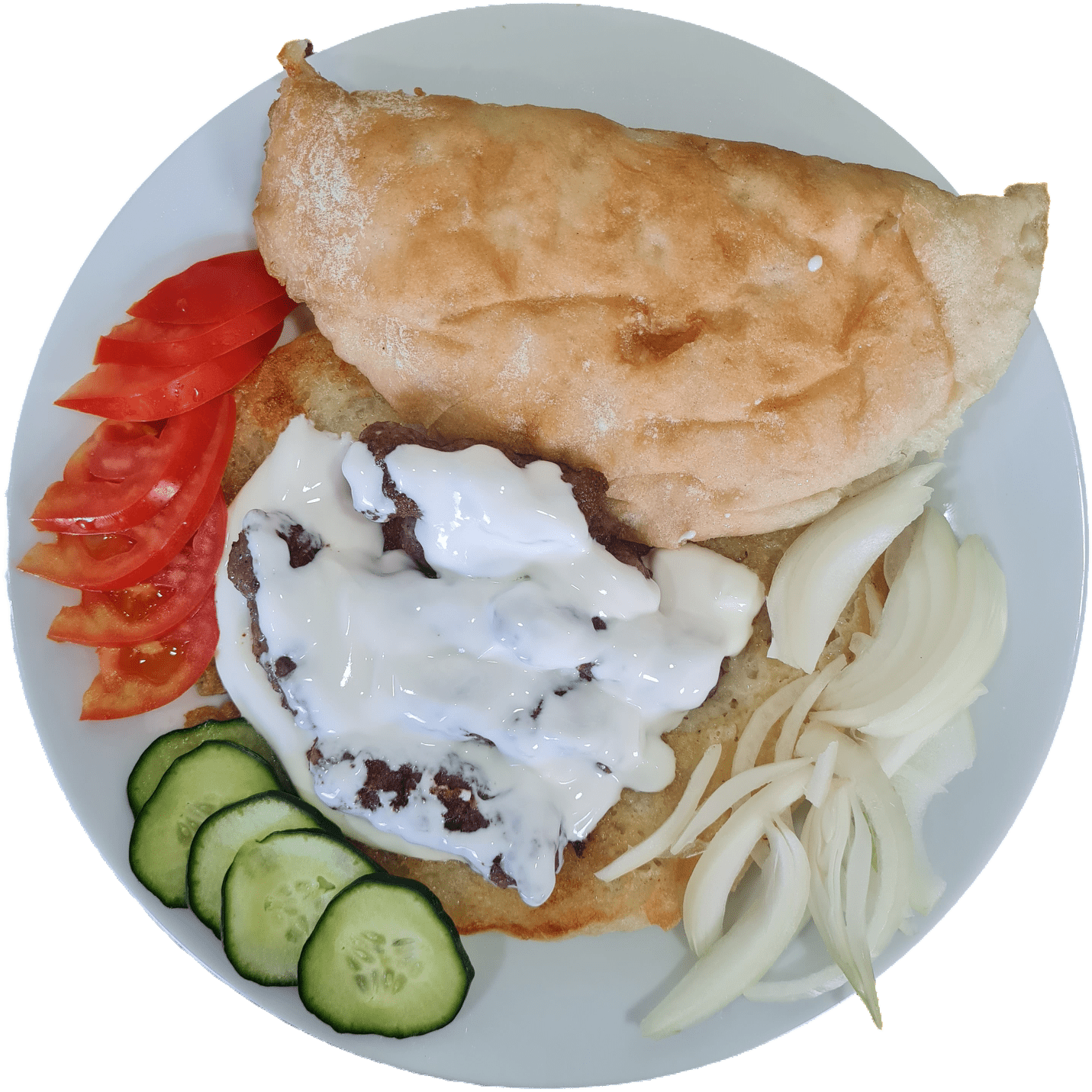 Srednji ćevapi u kajmaku