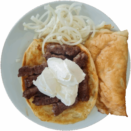 Veliki ćevapi u kajmaku